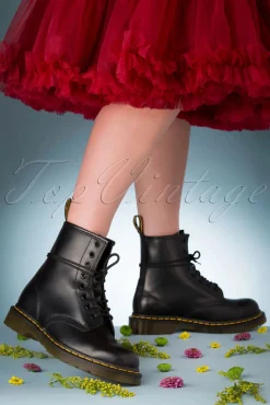 Dr. Martens 1460 Smooth Enkellaarzen In Zwart>Vrouwen Booties & Laarzen