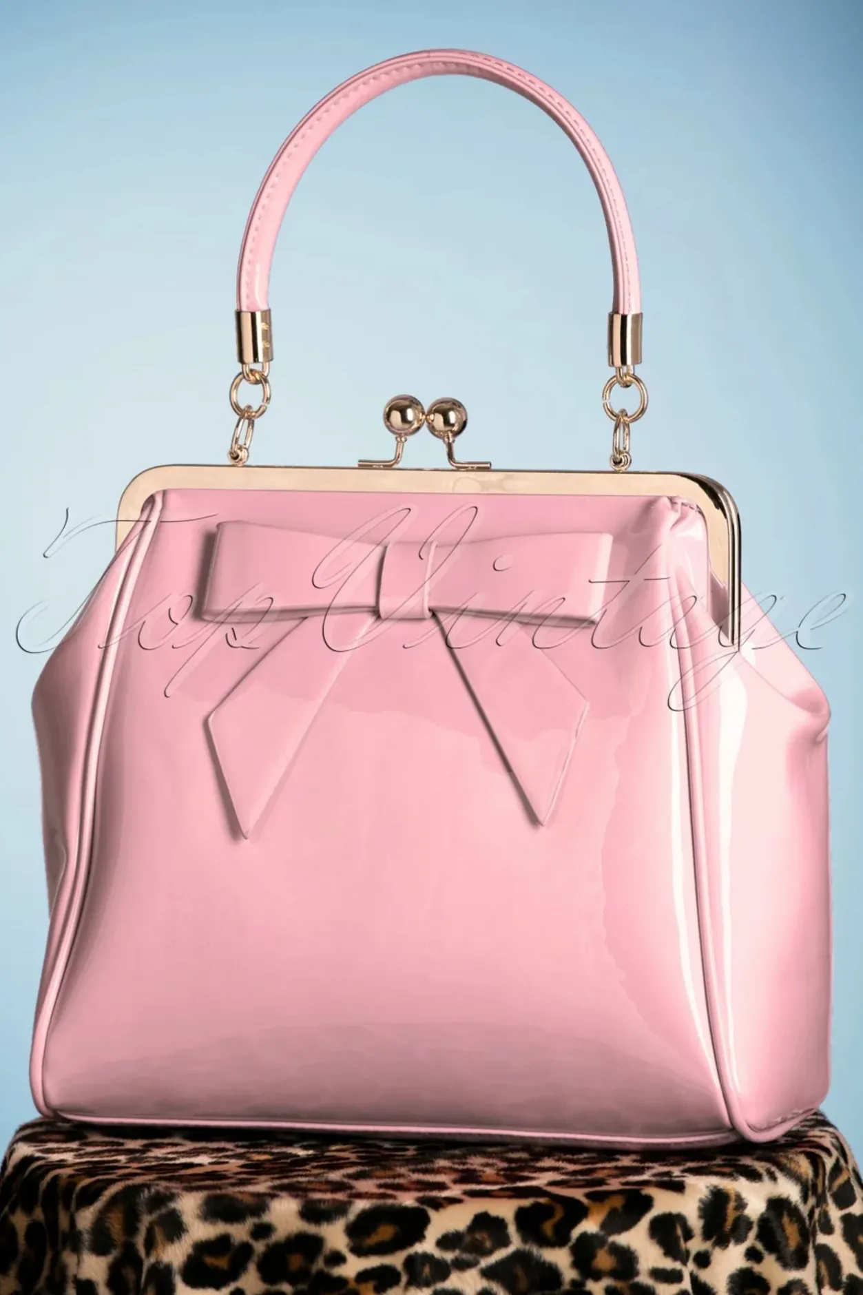 Banned Retro Amerikaanse Vintage Patenttas In Roze>Vrouwen Tassen