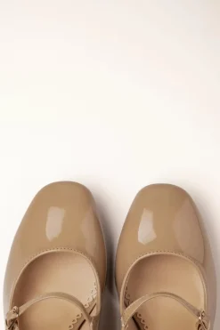 Banned Retro Annie Mary Jane Pumps In Latte>Vrouwen Pumps
