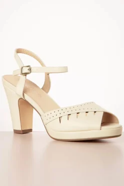 Chelsea Crew Aria Sandalen In Ivoorwit>Vrouwen Sandalen