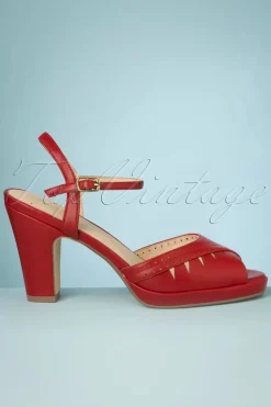 Chelsea Crew Aria Sandalen In Rood>Vrouwen Sandalen