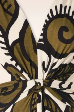 Surkana Aubrey Maxi Jurk In Khaki><noscript><img width=