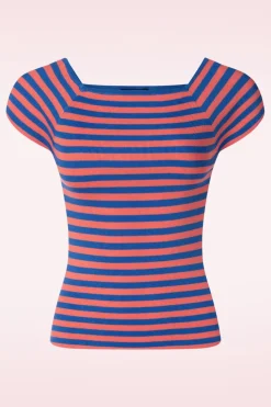 Zilch Audrey Gestreepte Top In Candy>Vrouwen Tops