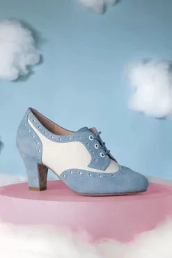 Lola Ramona u2665 Topvintage Ava Adore Shoe Booties In Faded Blauw><noscript><img width=