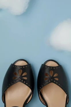 Lola Ramona u2665 Topvintage Ava New Muse Sandaaltjes In Zwart><noscript><img width=