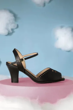 Lola Ramona u2665 Topvintage Ava New Muse Sandaaltjes In Zwart><noscript><img width=