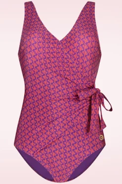 TC Beach Badpak Met V-Hals In Koraal>Vrouwen Badpakken