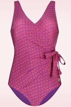 TC Beach Badpak Met V-Hals In Koraal><noscript><img width=