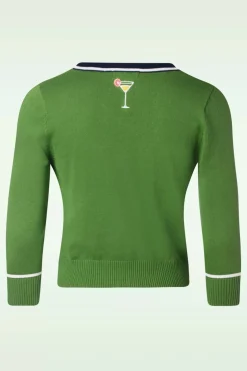 Banned Retro Beach Glasses Cardigan In Groen>Vrouwen Truitjes