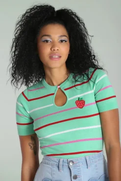 Bunny Berry Cute Top In Mint>Vrouwen Truitjes