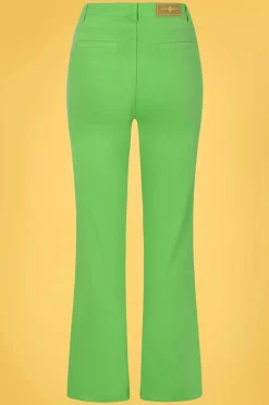 Surkana Betsy Bell Bottom Broek In Groen>Vrouwen Broeken