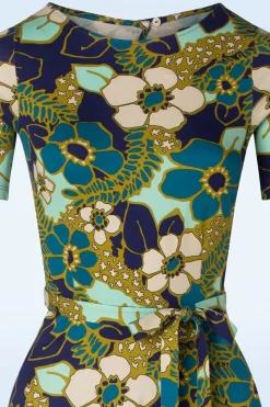 King Louie Betty Feestjurk Selena In Diepblauw><noscript><img width=