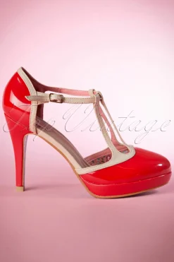 Banned Retro Betty Pumps In Rood><noscript><img width=