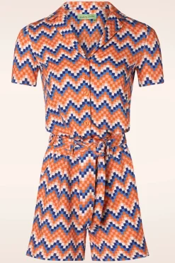 Bakery Ladies Bibi Playsuit In Ministeck Kobalt>Vrouwen Playsuits & Jumpsuits