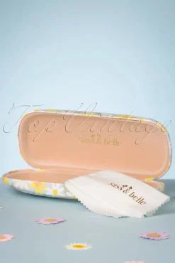 Sass & Belle Blauwe Daisy Brillenkoker>Vrouwen Zonnebrillen