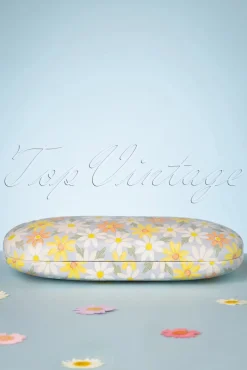 Sass & Belle Blauwe Daisy Brillenkoker>Vrouwen Zonnebrillen