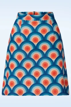 Vintage Chic for Topvintage Bobby Retro Rok In Cirkel Geo Print>Vrouwen Rokken