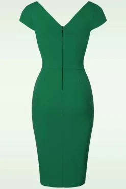 Vintage Chic for Topvintage Brenda Penciljurk In Smaragdgroen><noscript><img width=