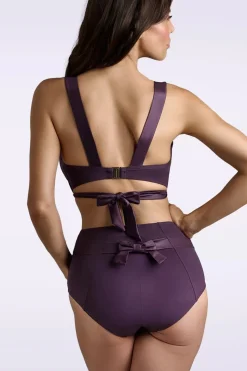 Marlies Dekkers Cache Coeur Slip Met Hoge Taille In Dieppaars>Vrouwen Bikini's