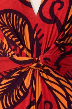 Surkana Camila Maxi Jurk In Oranje><noscript><img width=