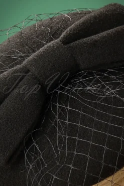 Banned Retro Candice-Hoed In Zwart>Vrouwen Haaraccessoires