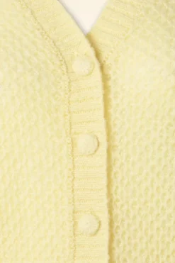 King Louie Cardi V Farfalle In Custard Geel><noscript><img width=