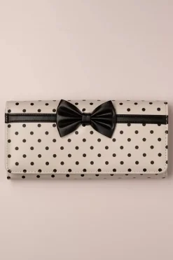 Banned Retro Carla Portemonnee In Zand En Zwart>Vrouwen Portemonnees