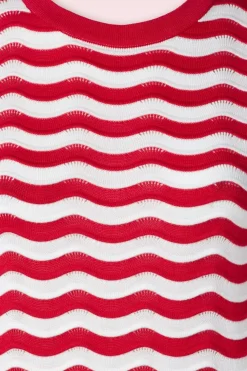 Banned Retro Catching Waves Jumper In Rood><noscript><img width=