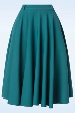 Very Cherry Celine Swing Rok In Oceaan>Vrouwen Rokken