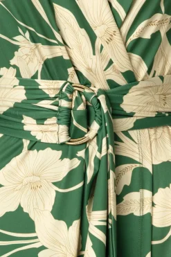 K-Design Charlotte Flower Jurk In Groen><noscript><img width=