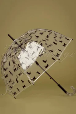 So Rainy Chat Noir Transparante Koepelparaplu In Zwart><noscript><img width=