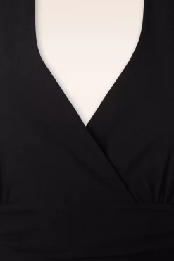 Vintage Chic for Topvintage Cher Halter Pencil Jurk In Zwart><noscript><img width=