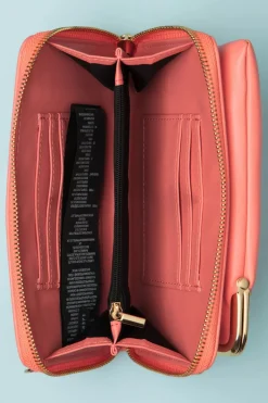 Banned Retro Cherry Pie Crossbody Telefoontasje In Koraalroze><noscript><img width=