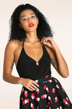 Bunny Cheryl Top In Zwart>Vrouwen Tops