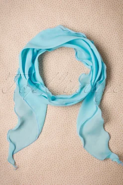 ZaZoo Chiffon Sjaal In Hemelsblauw>Vrouwen Haaraccessoires