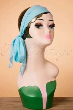 ZaZoo Chiffon Sjaal In Hemelsblauw>Vrouwen Haaraccessoires