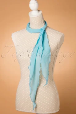 ZaZoo Chiffon Sjaal In Hemelsblauw><noscript><img width=