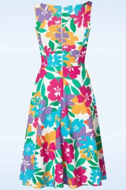 Vintage Chic for Topvintage Cindi Swing Jurk In Multi>Vrouwen Plus Size Jurken