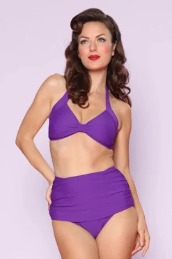 Esther Williams Classic Bikini Top In Paars>Vrouwen Bikini's