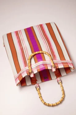 Surkana Club Tropicana Shopper Tas In Oranje><noscript><img width=