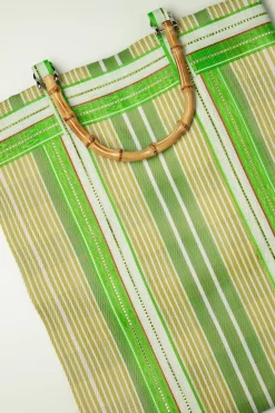 Surkana Club Tropicana Shopper Tas In Acid Groen>Vrouwen Tassen