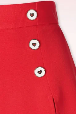 Bunny Cooper Broekrok In Rood><noscript><img width=