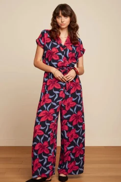 King Louie Daisy Jumpsuit Deacon In Zwart>Vrouwen Playsuits & Jumpsuits