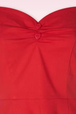 Banned Retro Dance Day Jurk In Rood><noscript><img width=