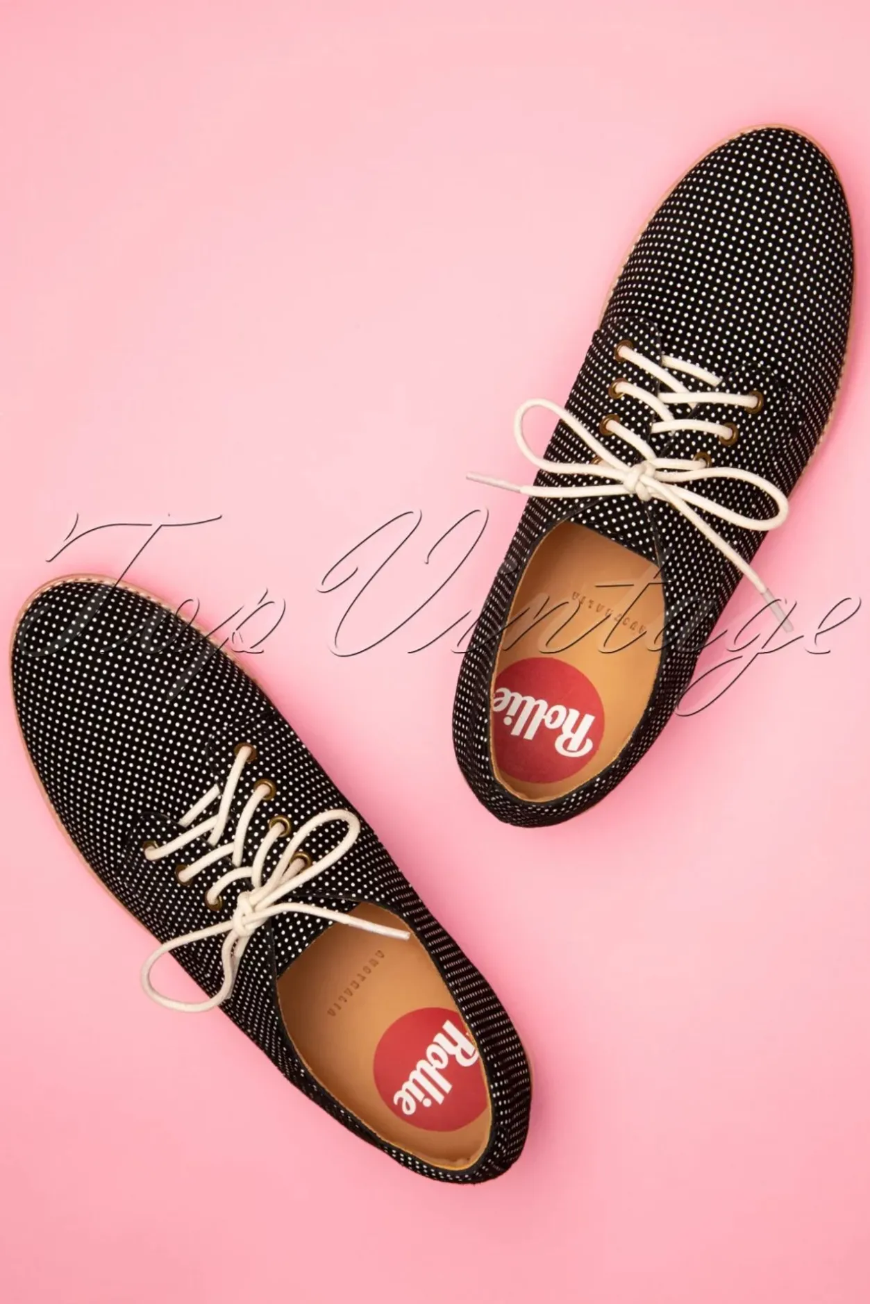 Rollie Derby Droomschoenen In Zwart>Vrouwen Veterschoenen