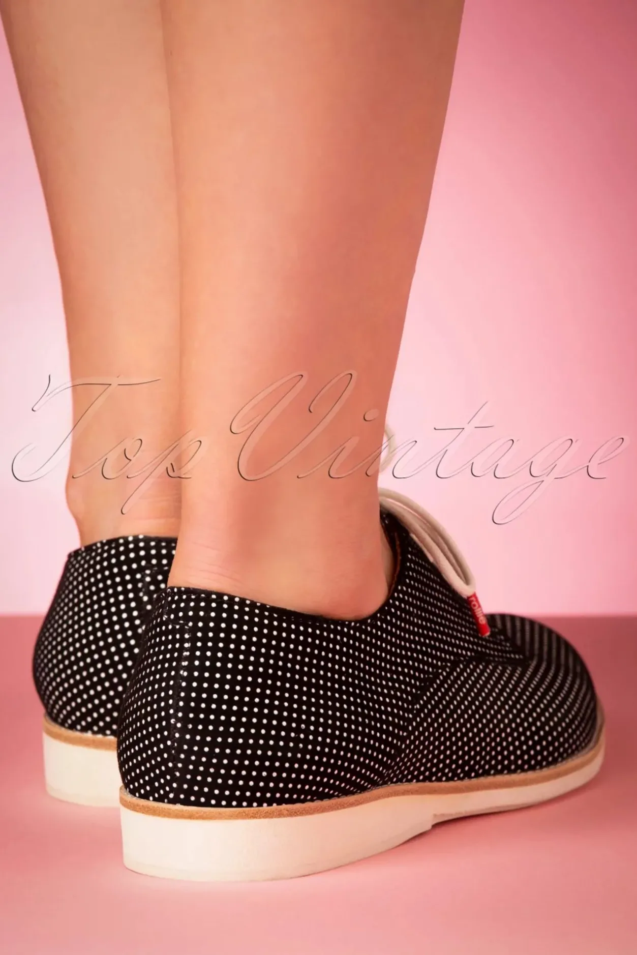 Rollie Derby Droomschoenen In Zwart>Vrouwen Veterschoenen