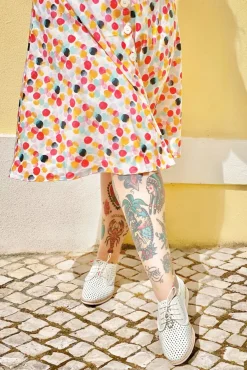 Rollie Derby Punch Schoenen In Gebroken Wit><noscript><img width=