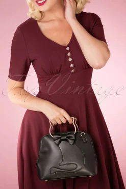 Banned Retro Dixie Kattentas In Zwart><noscript><img width=