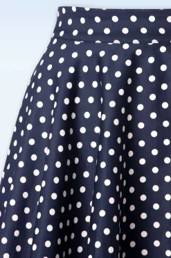 Banned Retro Dot Days Swing Rok In Navy><noscript><img width=