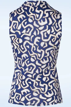 Surkana Eden Top In Blauw><noscript><img width=